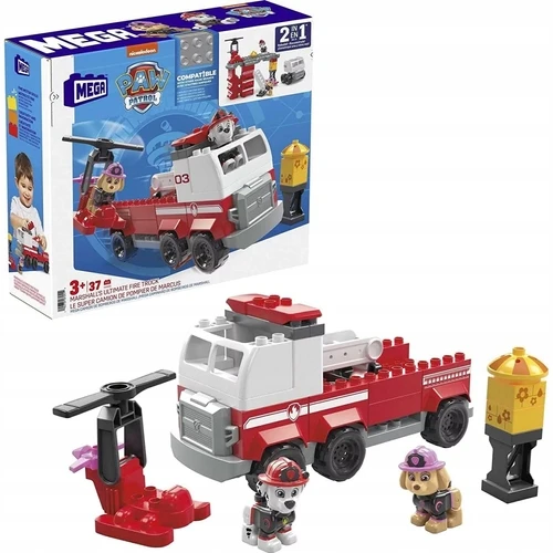Pow Patrol Mega Bloks rinkinys „Maršalo gaisrinės sunkvežimis“