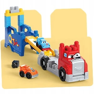 Mattel MEGA BLOKS konstruktorius – sunkvežimis su trasa (JFR29)
