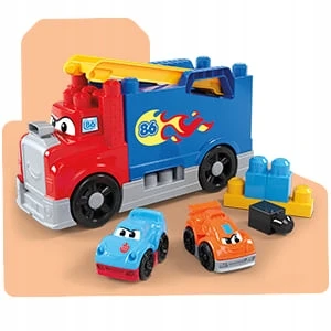 Mattel MEGA BLOKS konstruktorius – sunkvežimis su trasa (JFR29)
