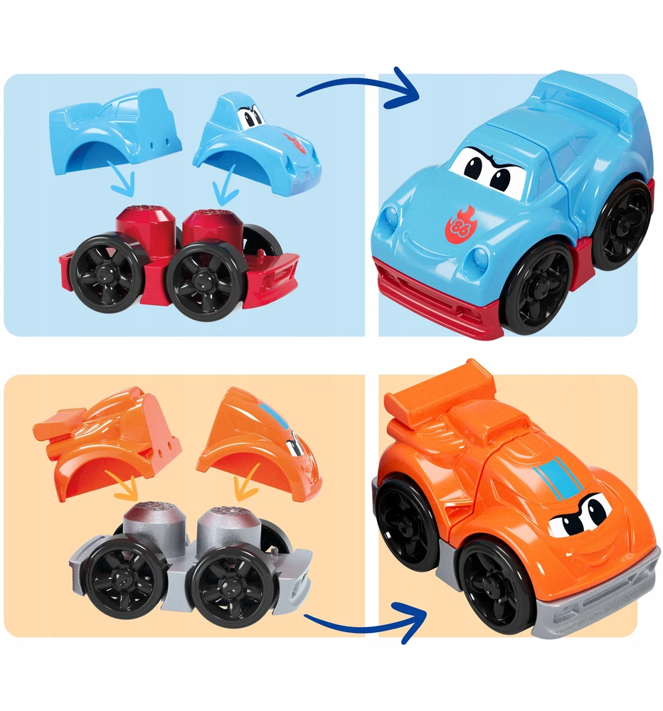 Mattel MEGA BLOKS konstruktorius – sunkvežimis su trasa (JFR29)