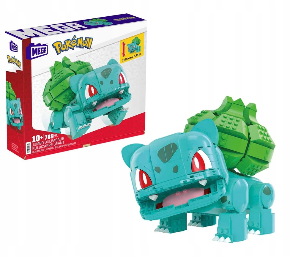 Mattel „Mega Construx Pokemon“ rinkinys „Didysis Bulbasauras“