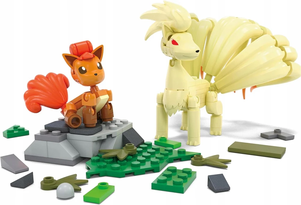 Mega Construx MEGA Pokémon Vulpix plastikinių blokelių evoliucija