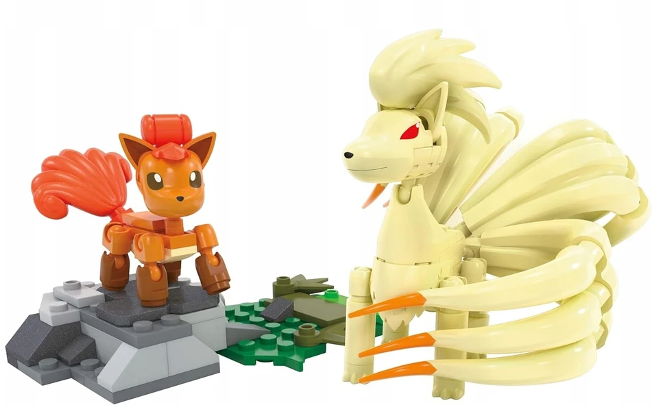 Mega Construx MEGA Pokémon Vulpix plastikinių blokelių evoliucija