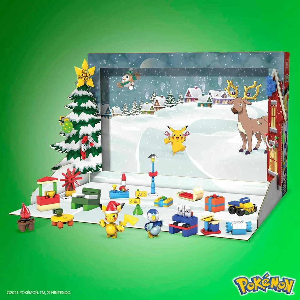Advento kalendorius Mattel Mega Construx Pokemon