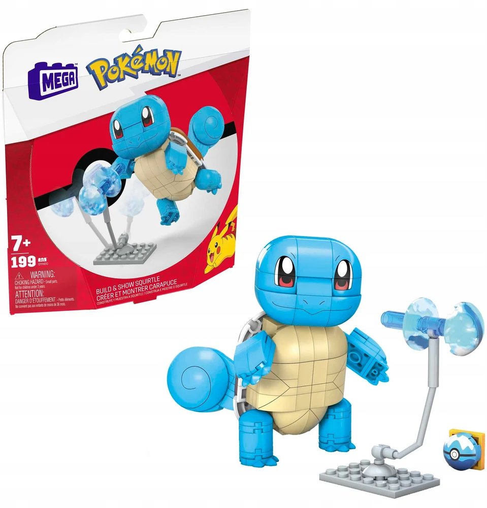 Mattel MEGA CONSTRUX POKEMON rinkinys – Squirtle (GYH00)