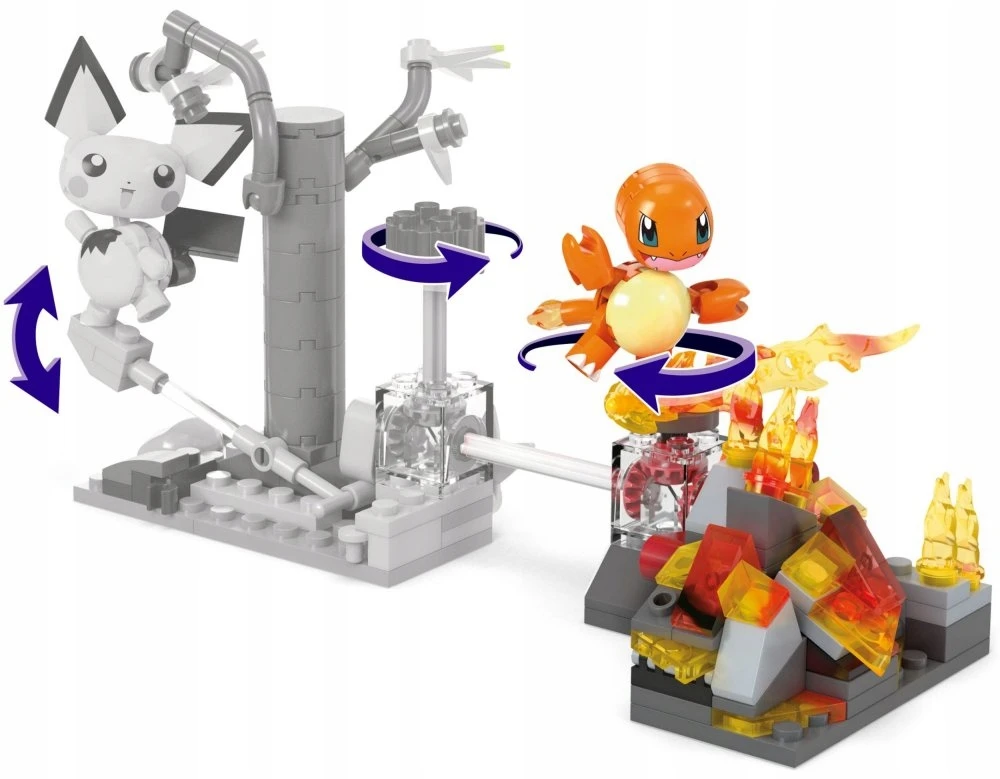 Mattel Mega Construx Pokémon: Ugnies ataka Charmander, 81 detali