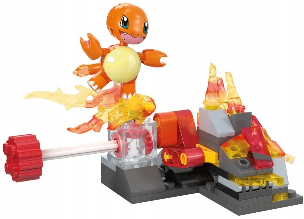 Mattel Mega Construx Pokémon: Ugnies ataka Charmander, 81 detali
