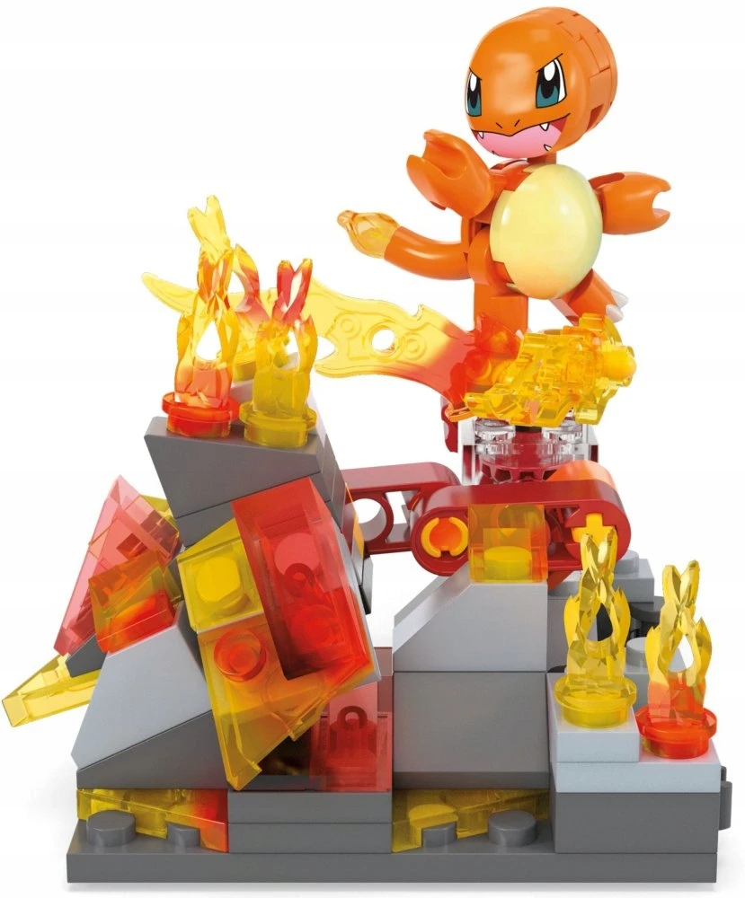 Mattel Mega Construx Pokémon: Ugnies ataka Charmander, 81 detali