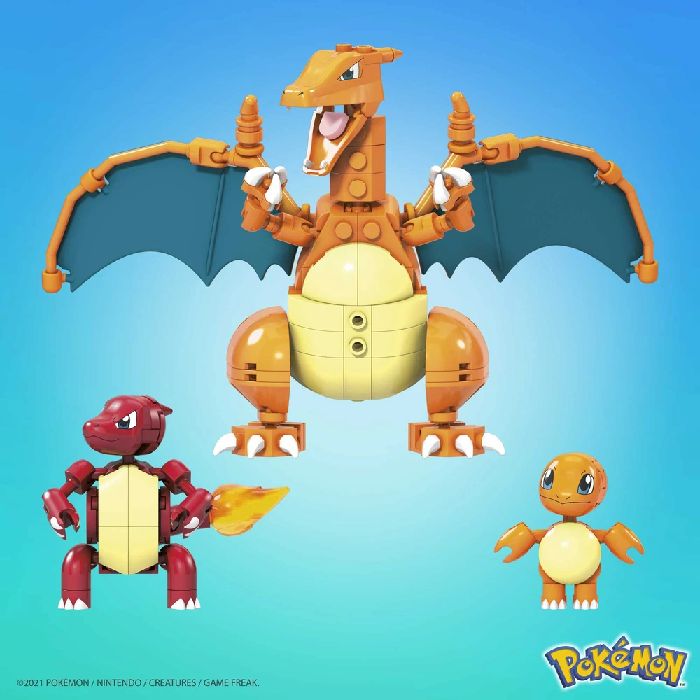 Mattel „Mega Construx Pokemon“ rinkinys „Charmander evoliucija“