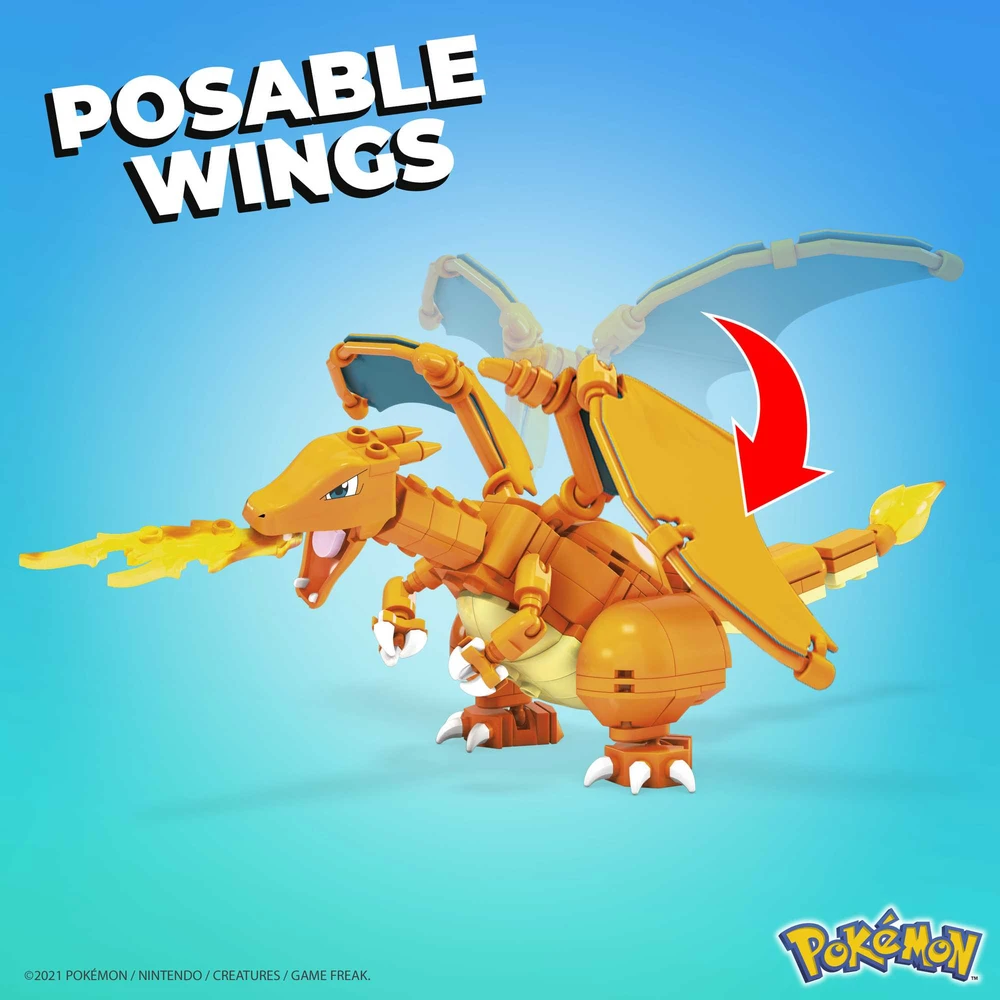 Mattel „Mega Construx Pokemon“ rinkinys „Charmander evoliucija“