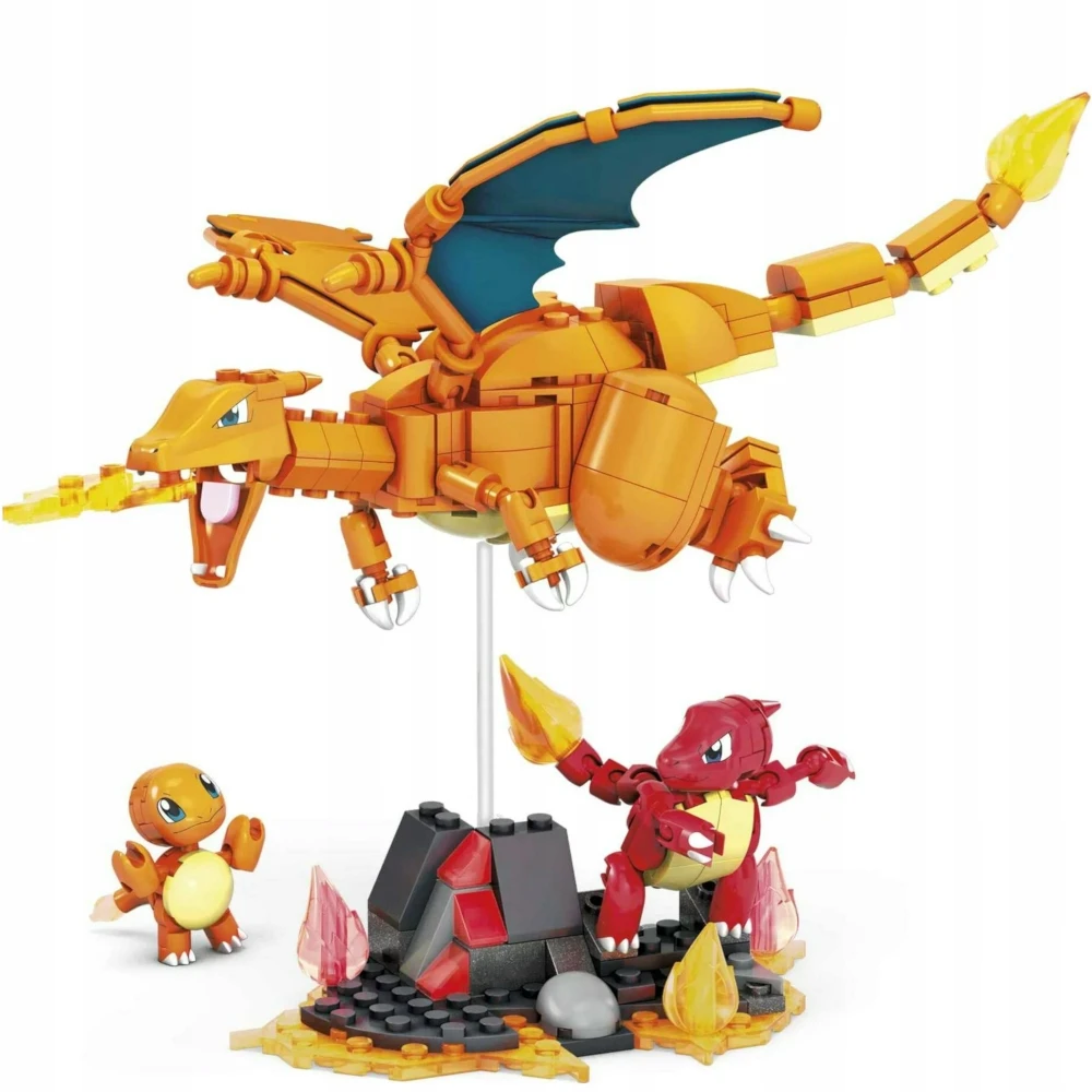 Mattel „Mega Construx Pokemon“ rinkinys „Charmander evoliucija“