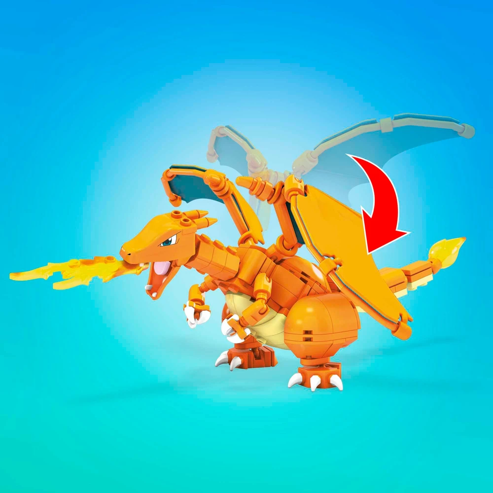 Mattel „Mega Construx Pokemon“ rinkinys „Charmander evoliucija“