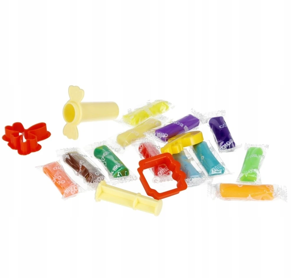Mega Creative 0115 PLASTIKO PASTA SU PRIEDAIS BIEDRONKA 11CM SPALVOS