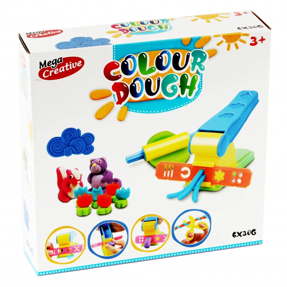 Mega Creative Play tešlos žaislas su Color Dough Squeezer