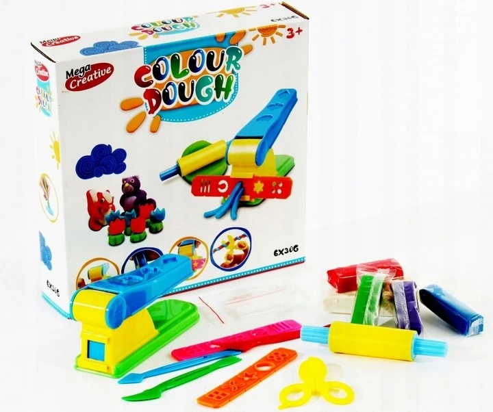 Mega Creative Play tešlos žaislas su Color Dough Squeezer