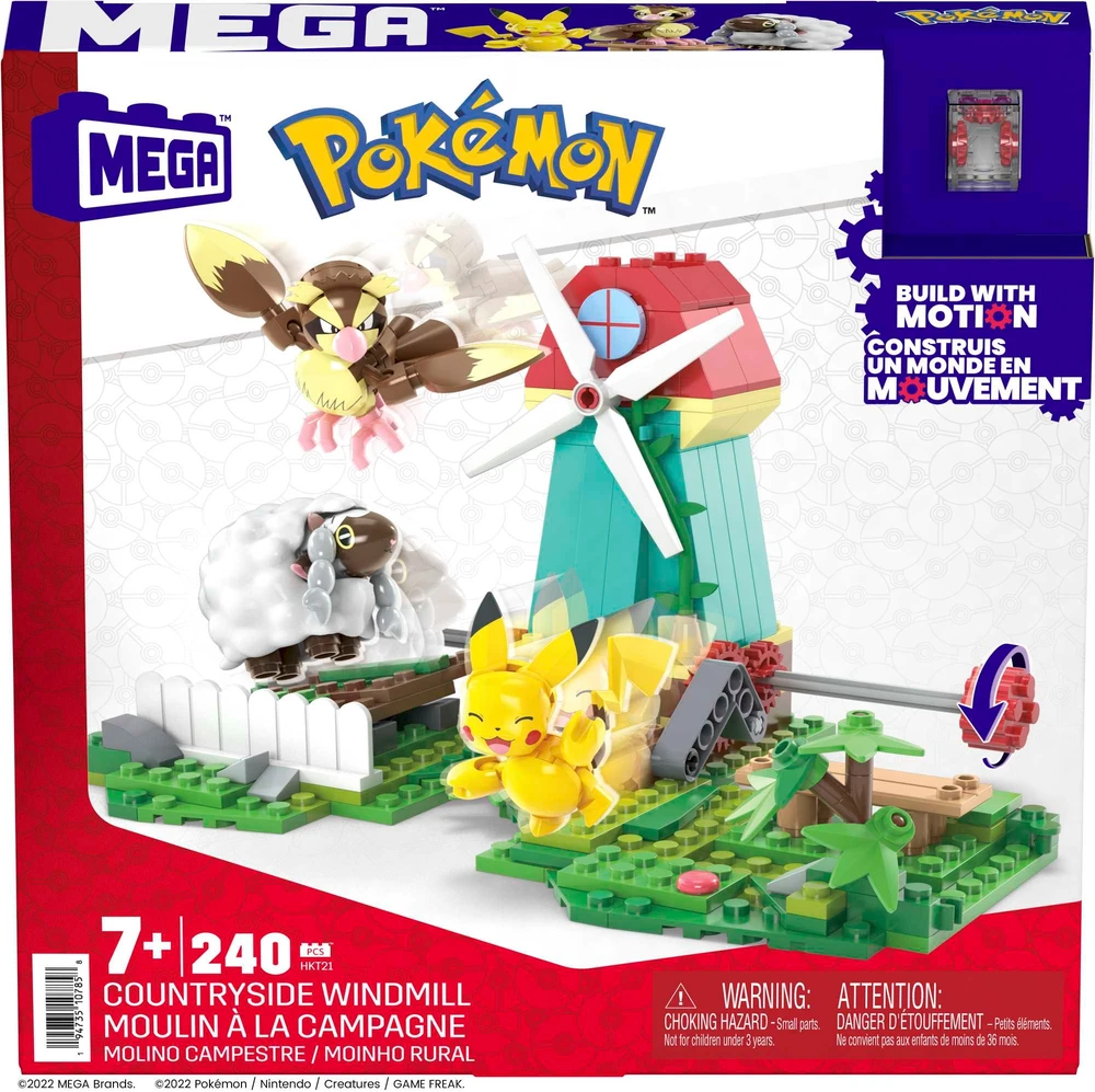 Mega Bloks „Mega Construx Pokemon“ rinkinys „Vėjuotas kaimas“