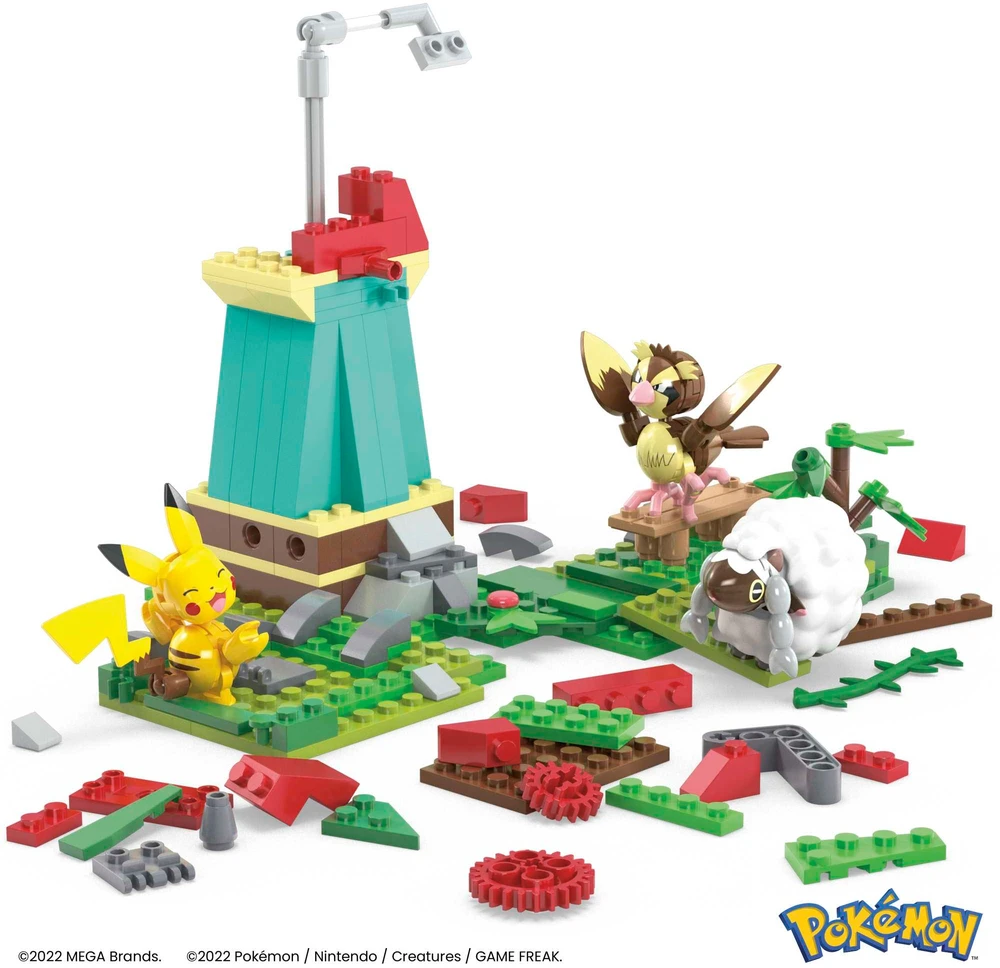 Mega Bloks „Mega Construx Pokemon“ rinkinys „Vėjuotas kaimas“