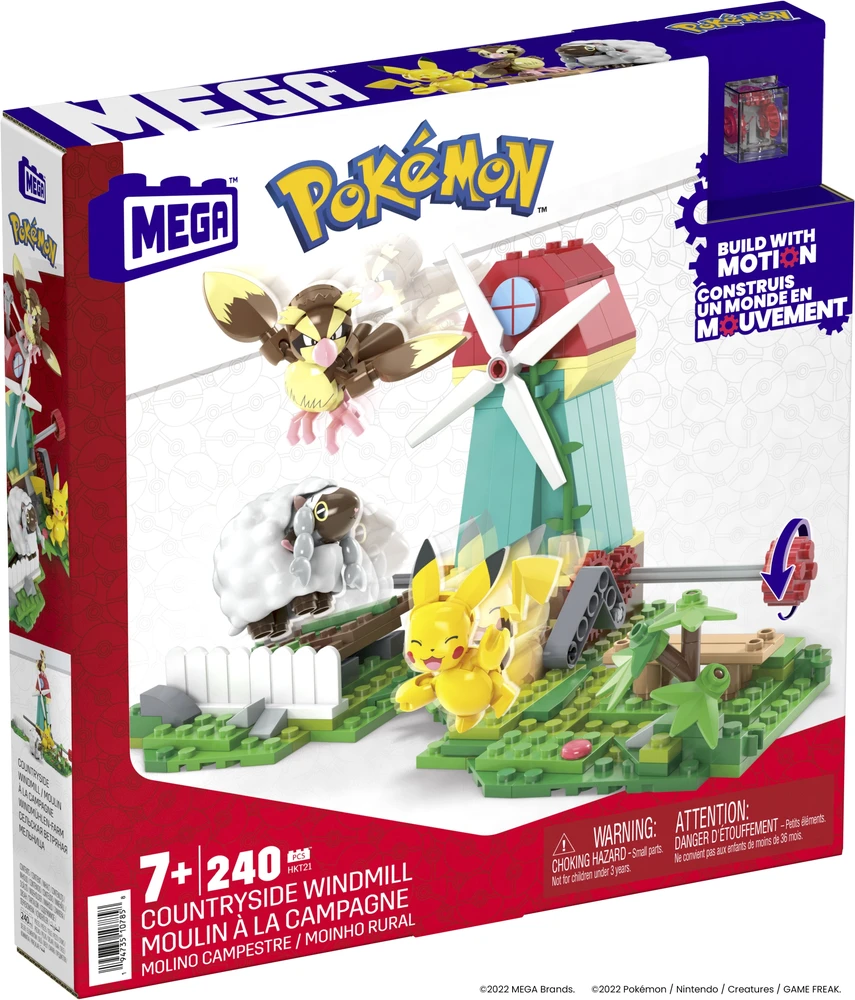 Mega Bloks „Mega Construx Pokemon“ rinkinys „Vėjuotas kaimas“