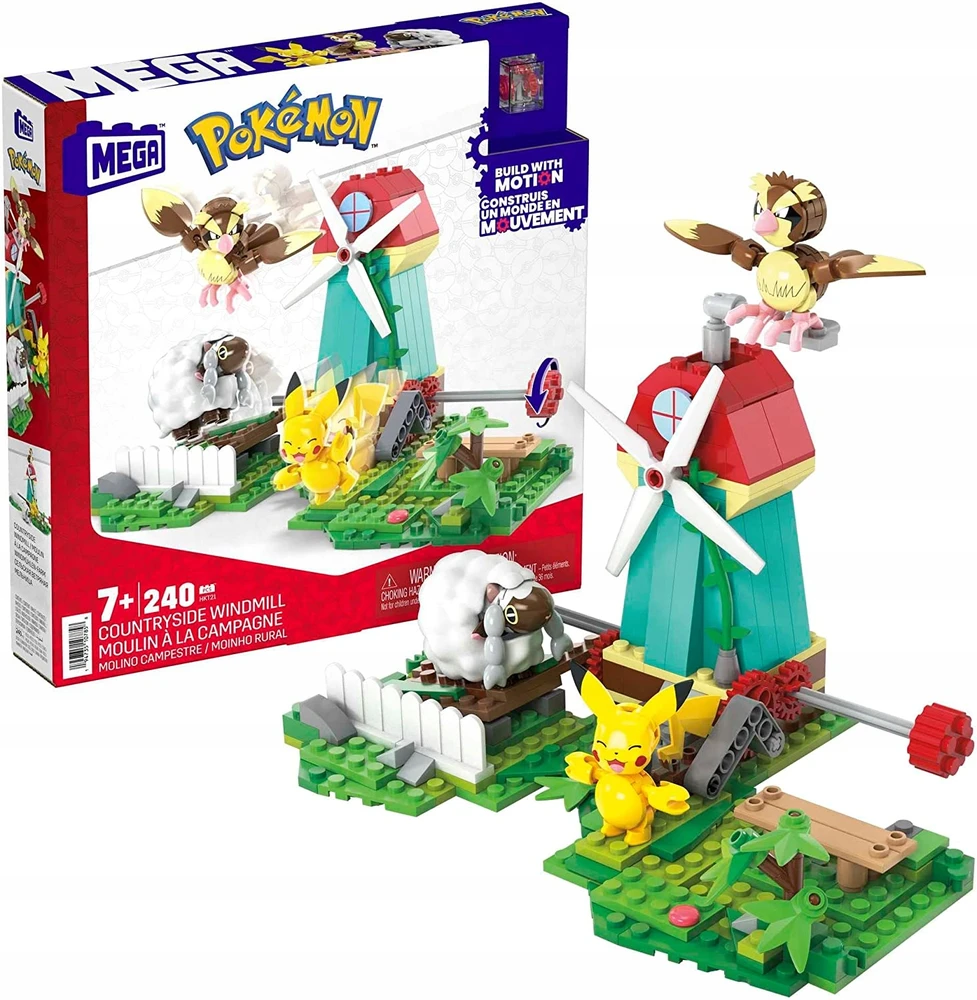 Mega Bloks „Mega Construx Pokemon“ rinkinys „Vėjuotas kaimas“