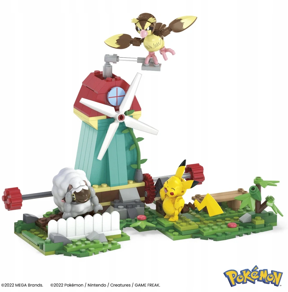 Mega Bloks „Mega Construx Pokemon“ rinkinys „Vėjuotas kaimas“