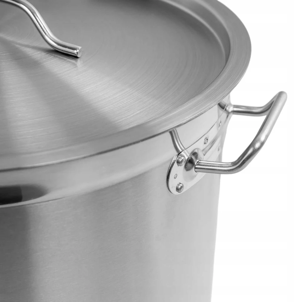Mega M Indukcinis puodas pagamintas iš nerūdijančio plieno 36L sk. 36cm su PRO dangteliu 36x36 cm