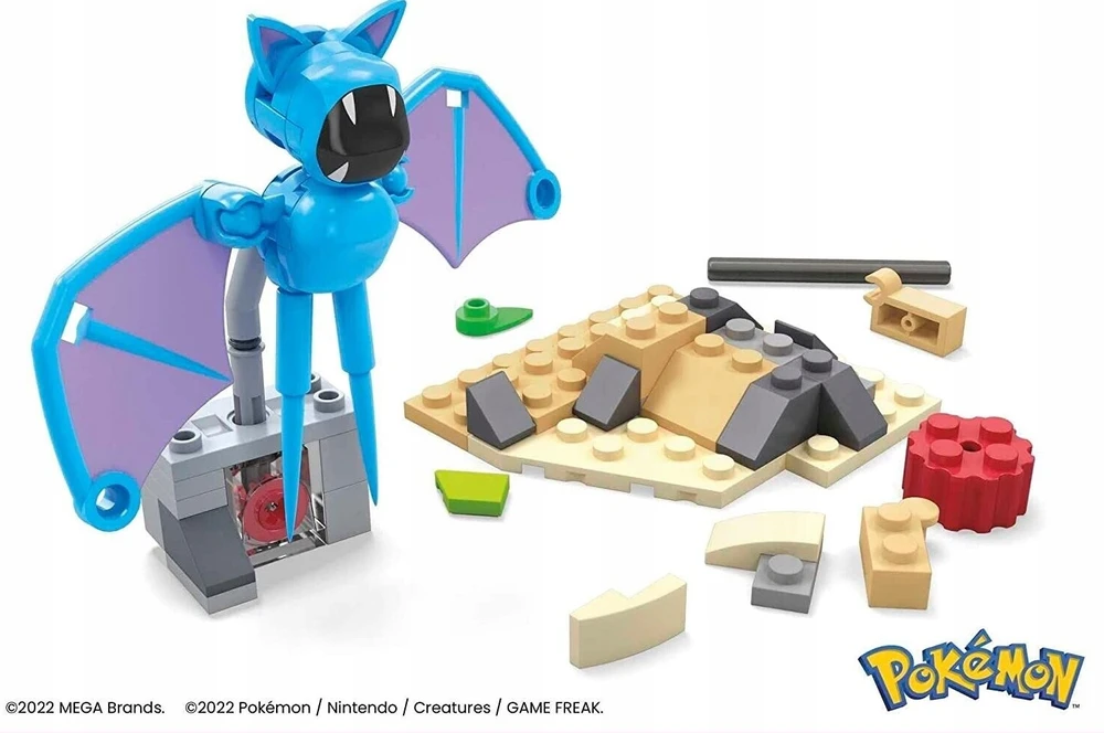 Mega Bloks MEGA POKEMON BLOKAI 61 vnt. ZUBATO NAKTINIS SKRYDIS