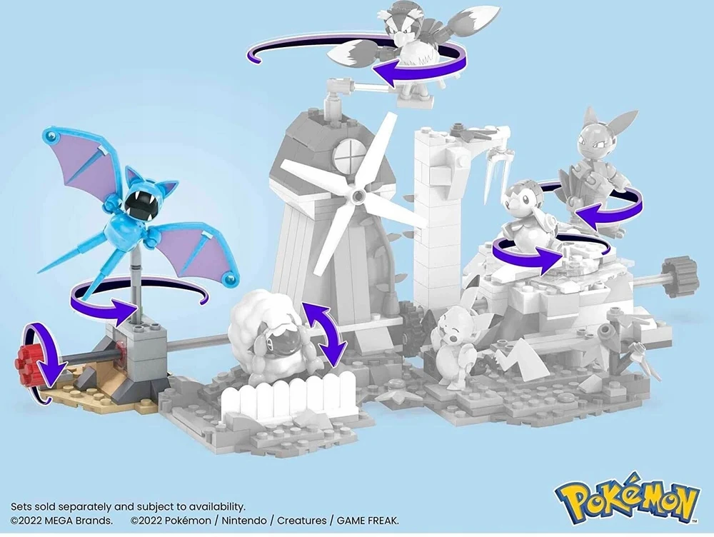 Mega Bloks MEGA POKEMON BLOKAI 61 vnt. ZUBATO NAKTINIS SKRYDIS