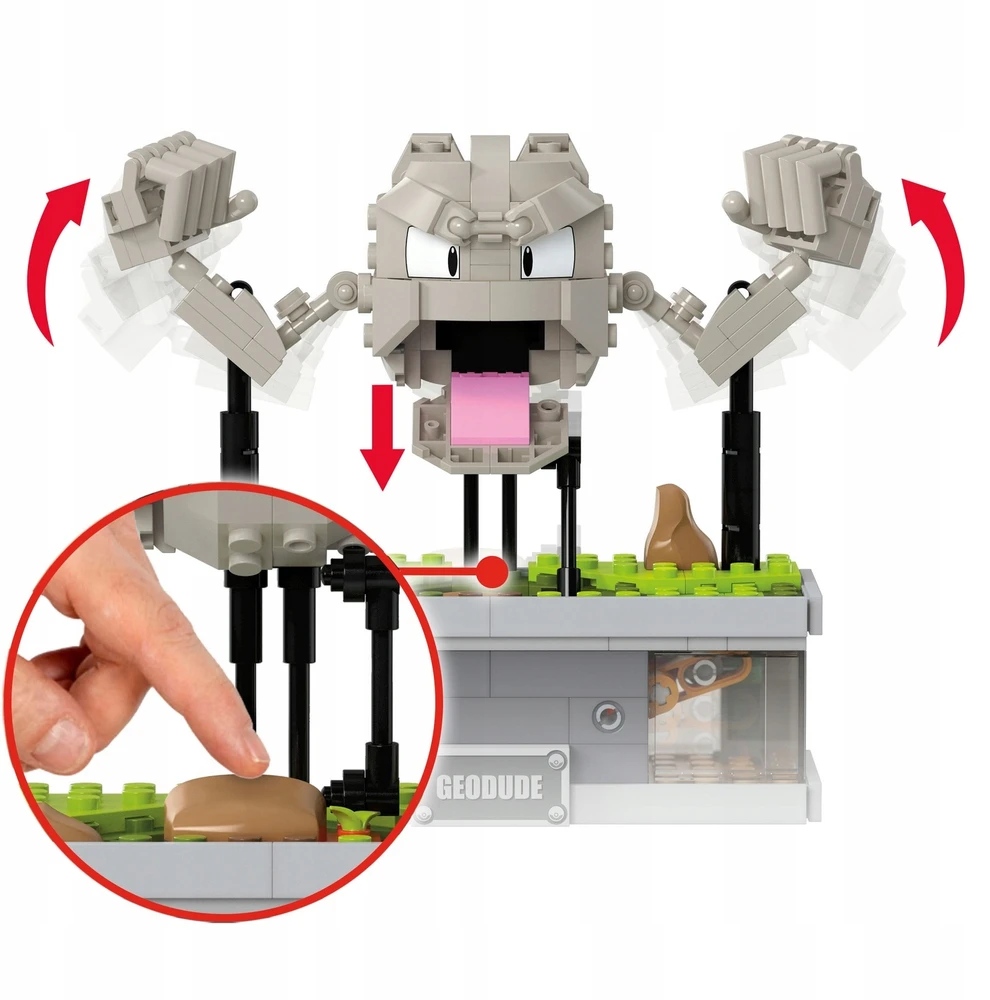 Mattel Mini Pokémon Geodude konstravimo rinkinys