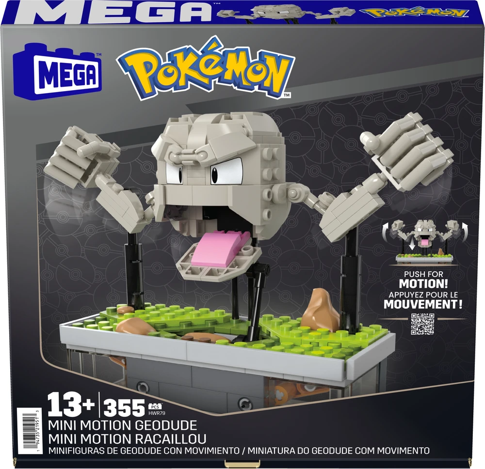 Mattel Mini Pokémon Geodude konstravimo rinkinys