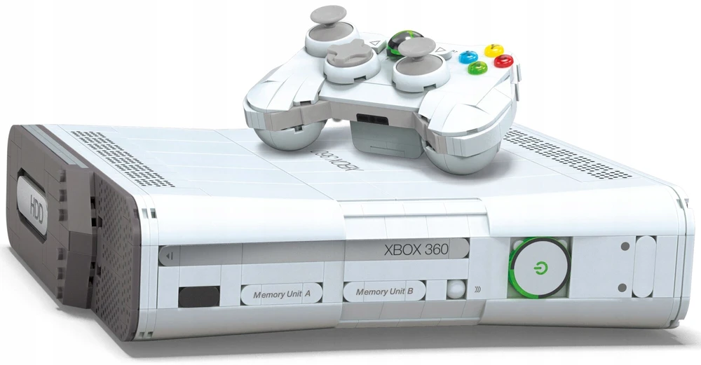 Mattel MEGA Microsoft XBOX 360 konstruktorius konsolės replika