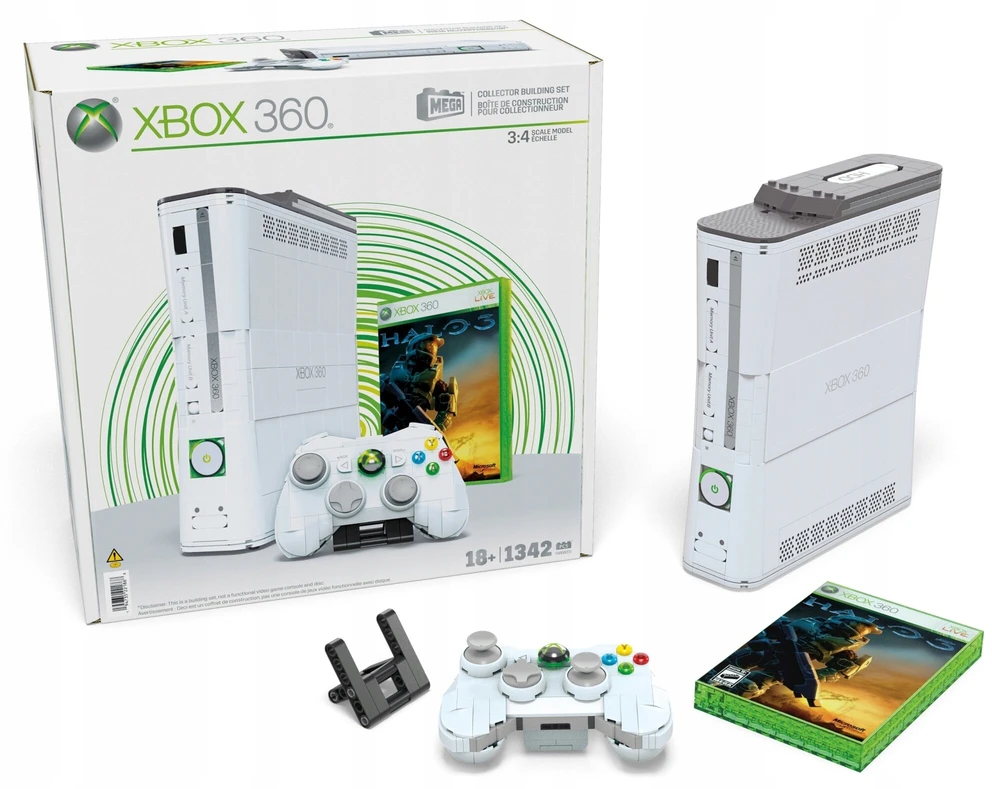 Mattel MEGA Microsoft XBOX 360 konstruktorius konsolės replika