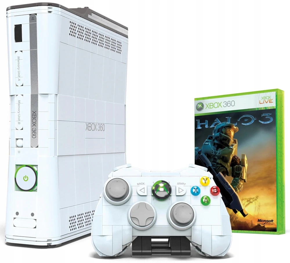 Mattel MEGA Microsoft XBOX 360 konstruktorius konsolės replika