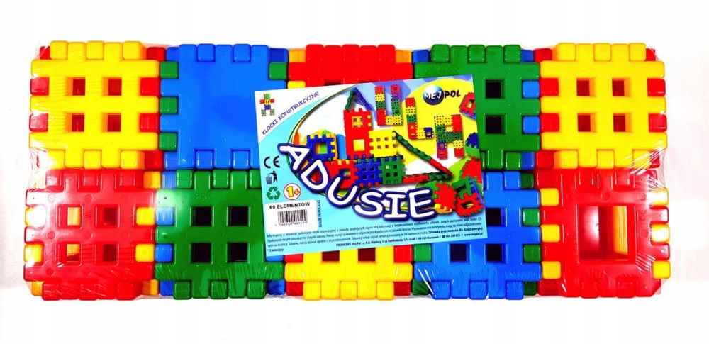 Mejpol "Adusie" konstruktorių kaladėlės 60el - Macyszyn Toys