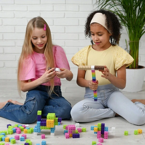 Colorful Cube Rožinė Meli Blocks 100 pieces ZA 5667