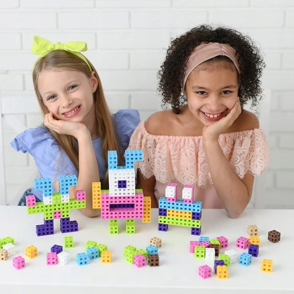 Colorful Cube Rožinė Meli Blocks 100 pieces ZA 5667
