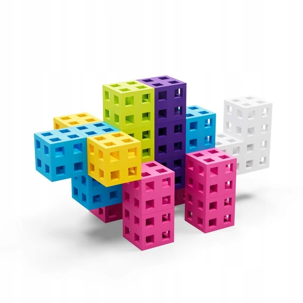 Colorful Cube Rožinė Meli Blocks 100 pieces ZA 5667