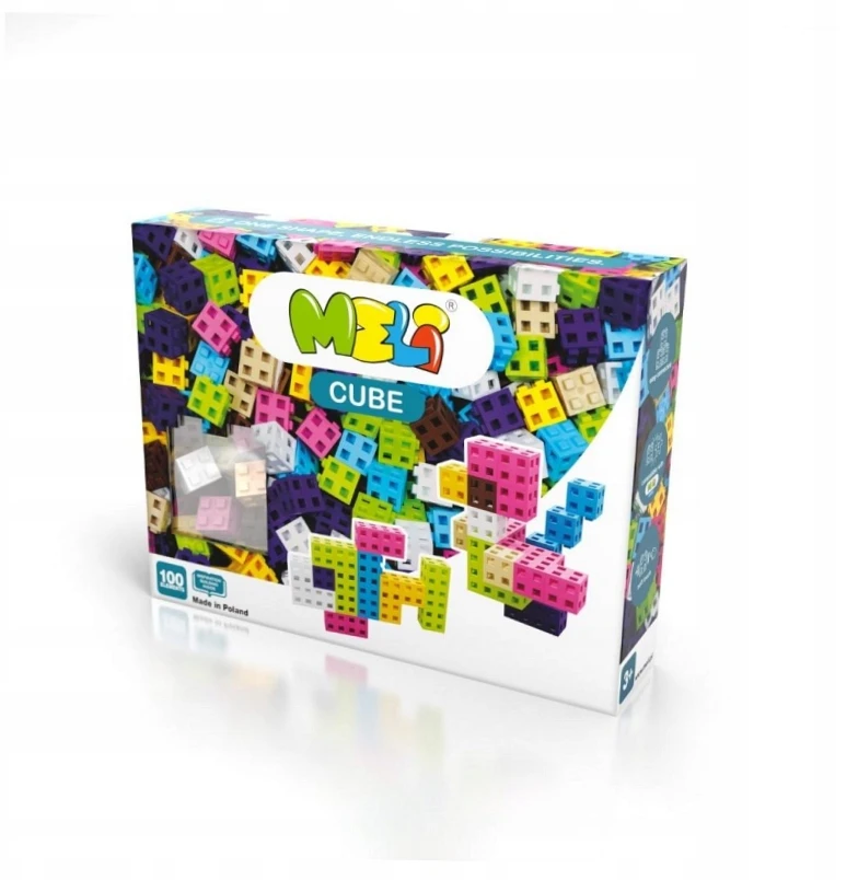Colorful Cube Rožinė Meli Blocks 100 pieces ZA 5667