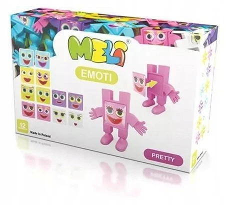 Kaladėlės Meli Emoti Pretty 12 el.
