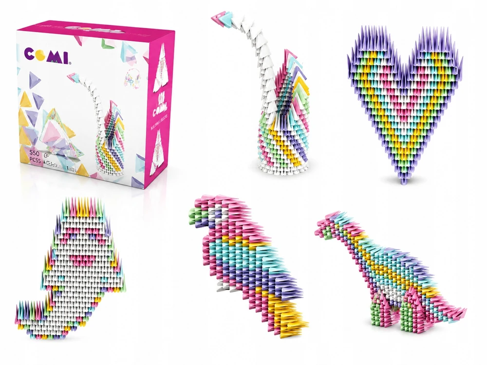 Meli GAMI Rožinis Blocks 1000 VNT