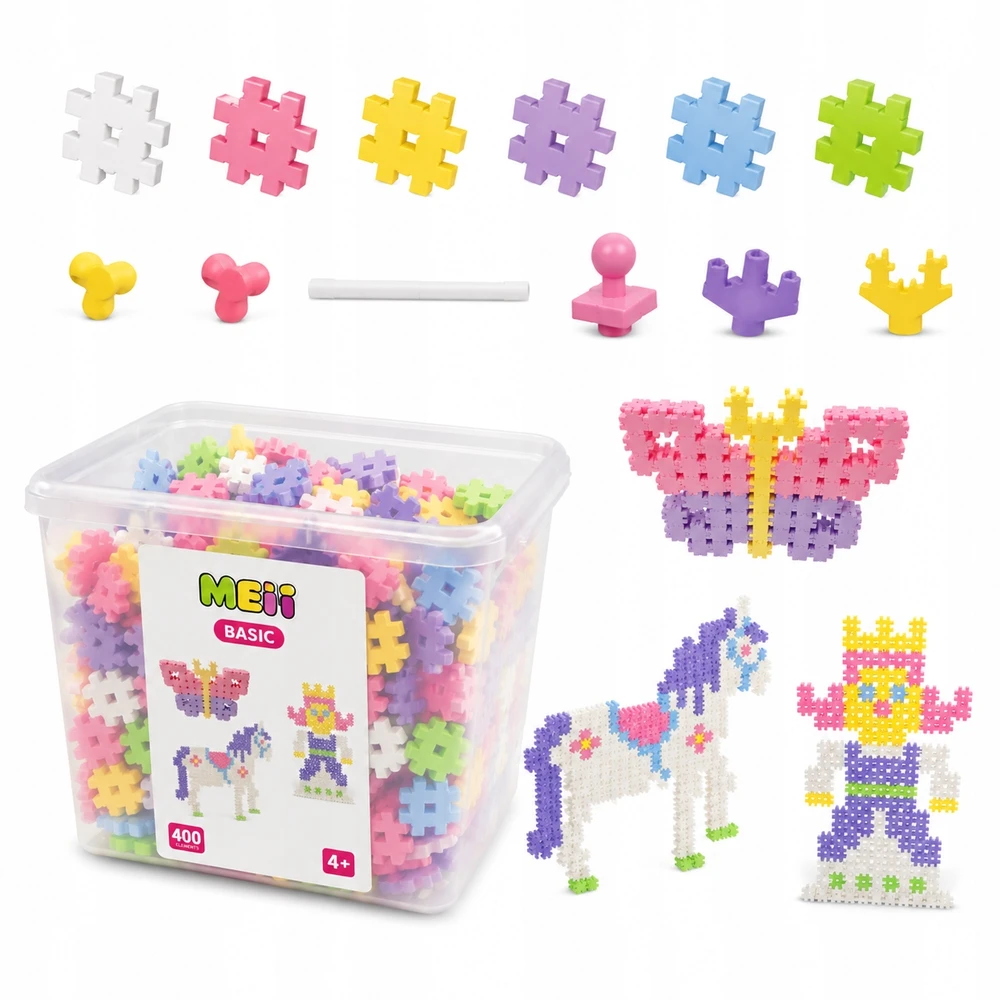 Kelioninis rinkinys Meli Minis Pastel 1100 el.