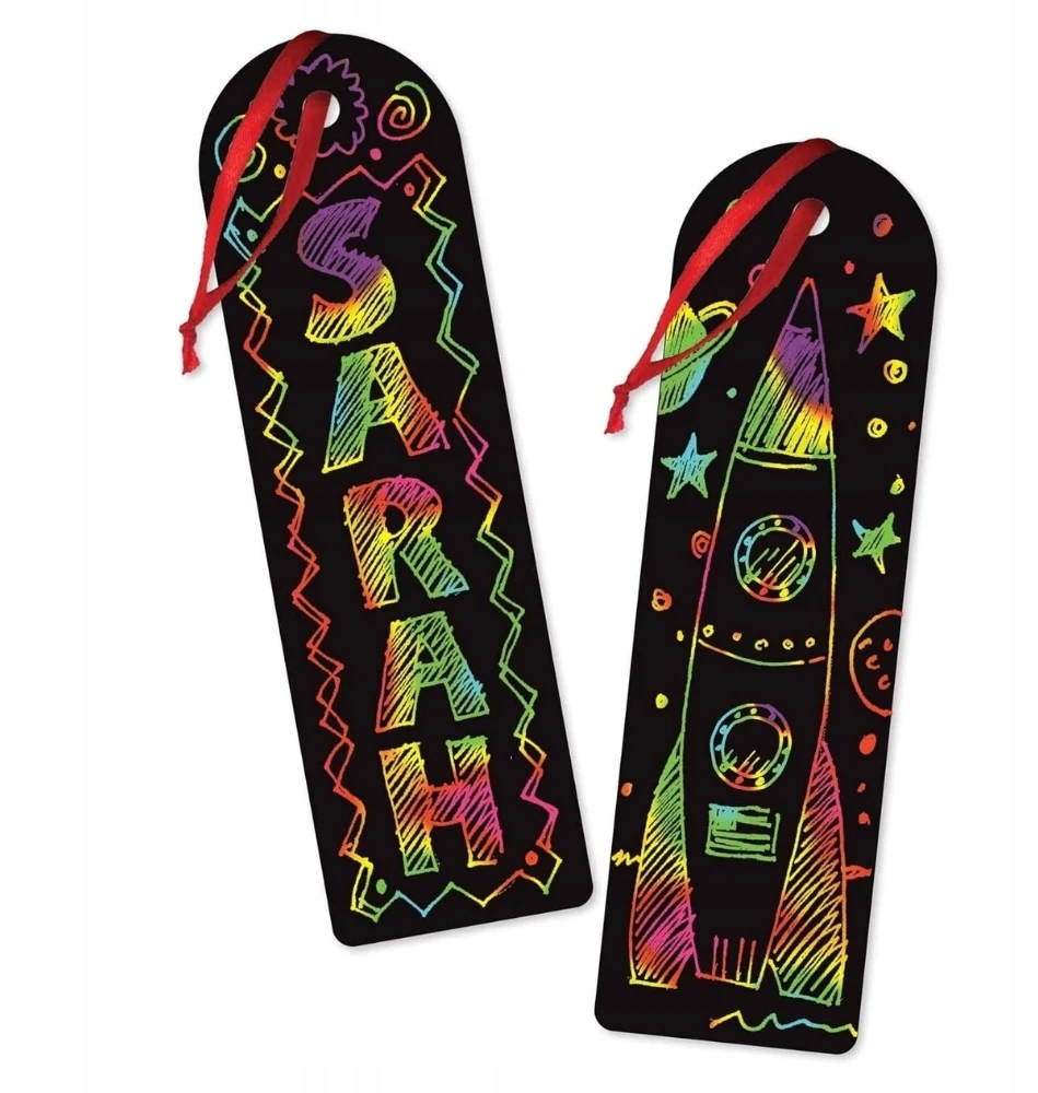 MELISSA & DOUG 12vnt SCRATCH PARTY ŽYMES SCRATCH ART PARTY PACK