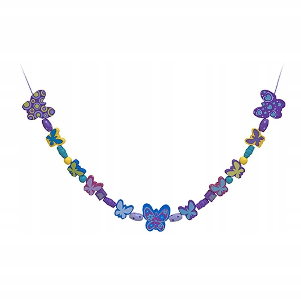 Melissa & Doug Didelis MelissaDoug medinių karoliukų apyrankių karolių rinkinys