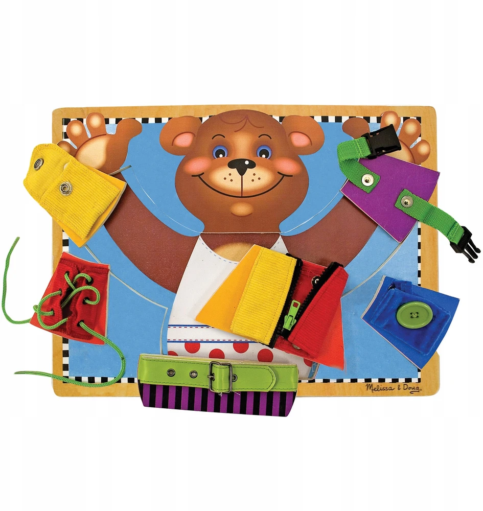 Melissa & Doug MDT MSK pagrindinių įgūdžių lentos demonstravimas GML
