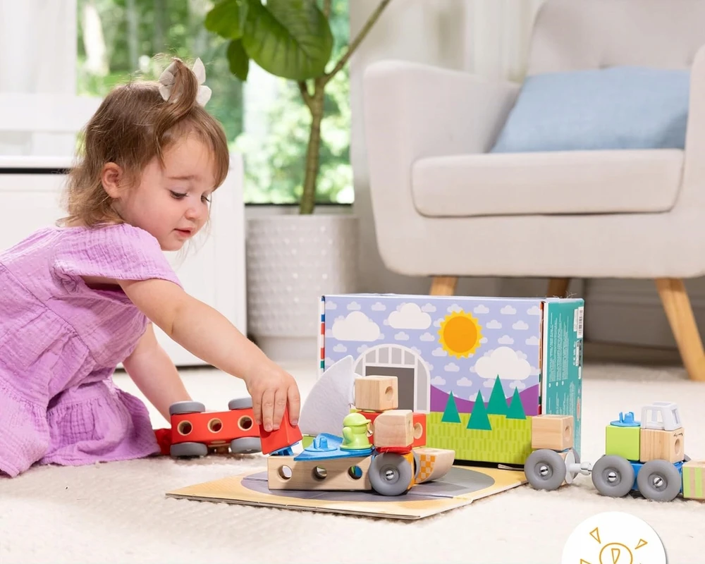 Melissa Doug - Blockables konstravimo rinkinys Transporto priemonės (806013)