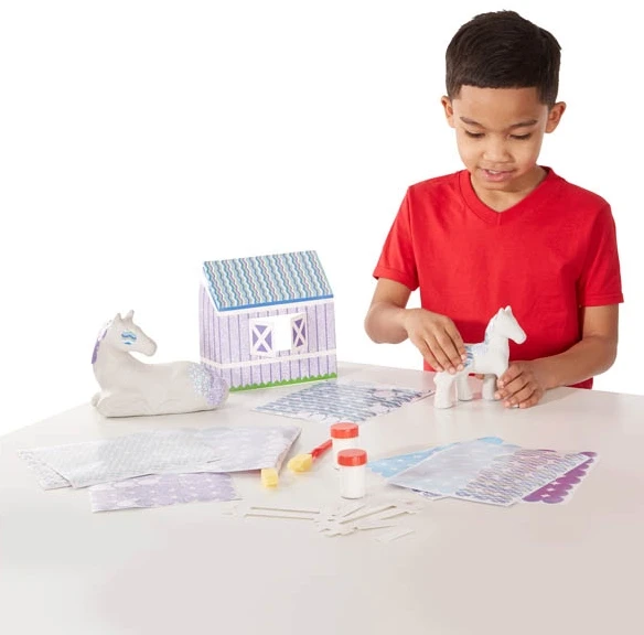 Melissa & Doug MELISSA&DOU ARKLIO IR PONIŲ KŪRIMO RINKINYS