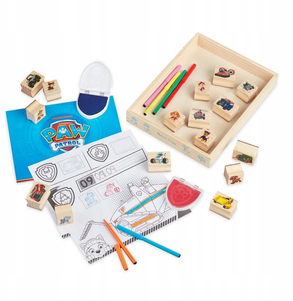 Melissa & Doug PAW PATROL MEDINIS ANTspaudų RINKINYS MELISSA&DOUG 4+