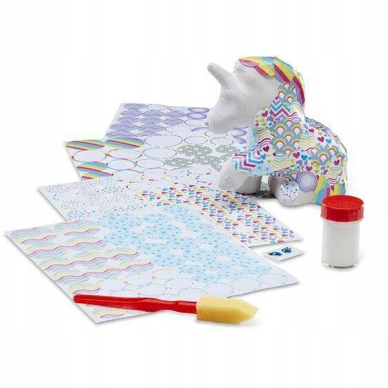 Melissa & Doug vienaragis lipdukų dekoravimo rinkinys vaikams