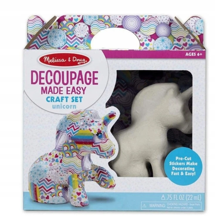 Melissa & Doug vienaragis lipdukų dekoravimo rinkinys vaikams