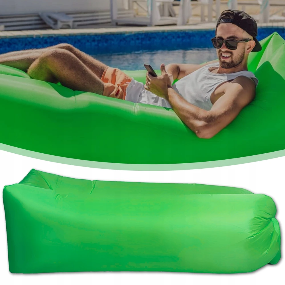 Memflow ČIUŽINIS KĖDĖLIS PRIPUČIAMA SULANKSTAMA SOFA LAZY BAG AIR FOR BEACH XXL foteliu