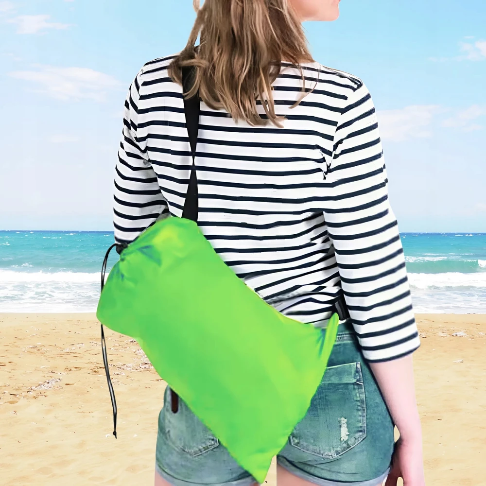 Memflow ČIUŽINIS KĖDĖLIS PRIPUČIAMA SULANKSTAMA SOFA LAZY BAG AIR FOR BEACH XXL foteliu